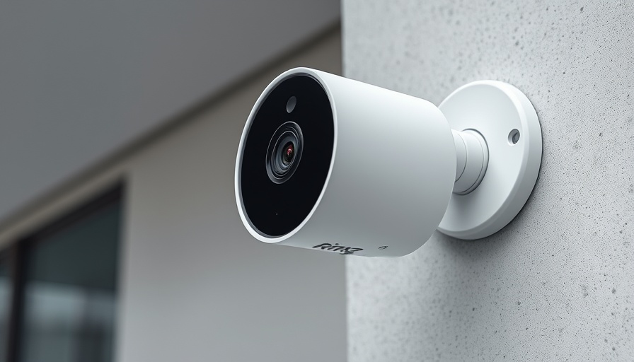 Ring Überwachungskameras: secure attachment on modern exterior wall.