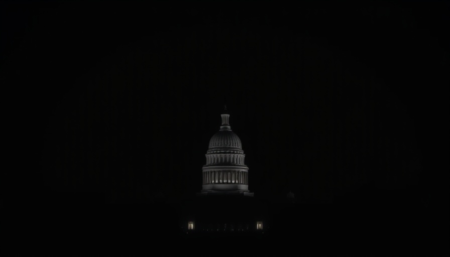 C-UAS-Gesetzgebung government building silhouette on dark background