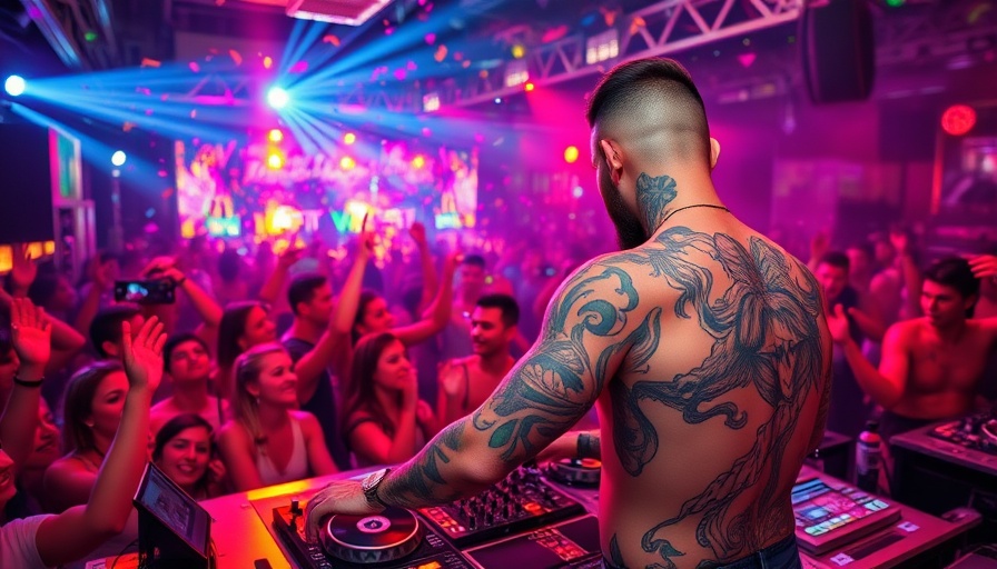 DJ performing in a lively club at Fun-Parc Trittau.