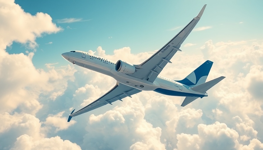 Modern airplane in clear sky, Microsoft Flight Simulator 2024