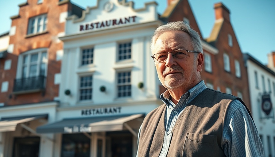 Future of Traditionsrestaurant Randel: historic building with confident man