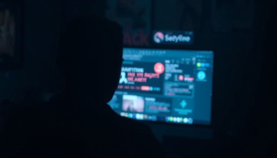 Blurred silhouette against computer screen representing Kritik am Internet.