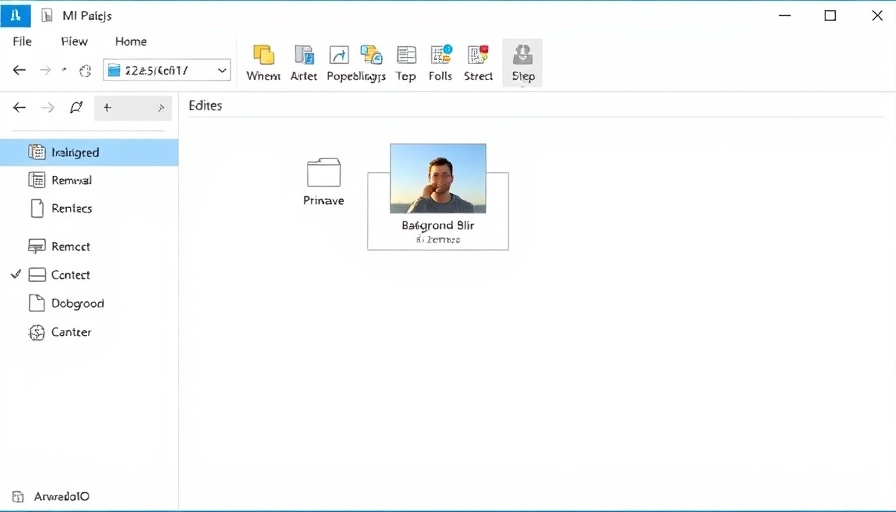Microsoft testing new Windows features, modern interface with editing options.