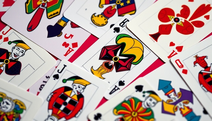 Digitalausschuss Deutschland - colorful joker playing cards layout.