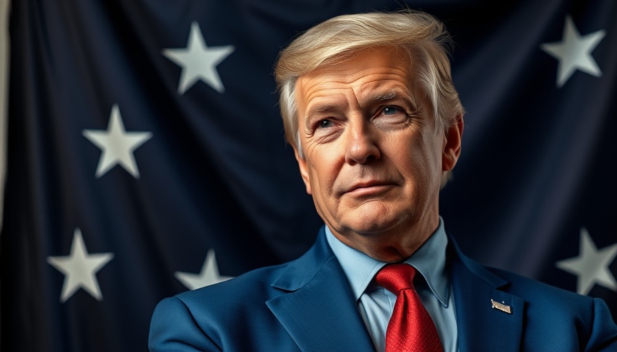 Content older male in a suit stands confidently against a starry backdrop.
