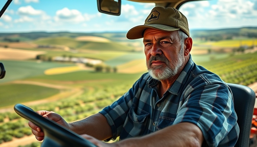 Hofgeschichten Leben auf dem Land: Farmer working in a field