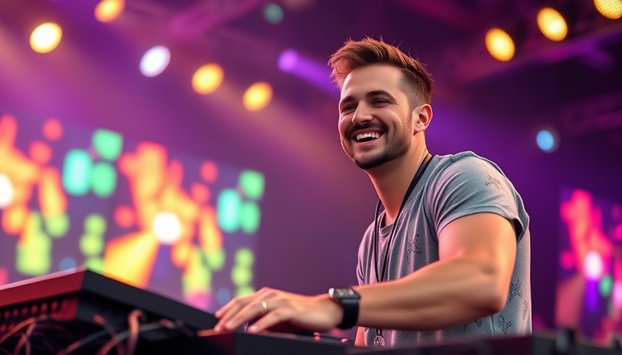 Gestört aber geil Konzert Lübeck: DJ performing energetically on stage.