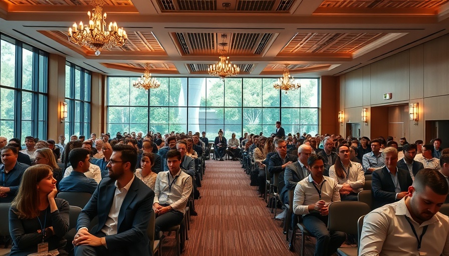 Innenstadt-Entwicklung Bad Oldesloe meeting in a large conference hall.