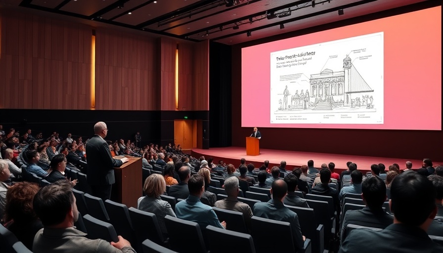 Tech conference speaker discussing Big Tech und Kolonialismus.