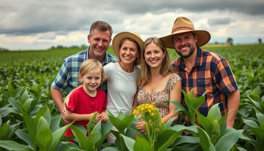 Trockenheit in Stormarn highlighted with family on a lush farm.