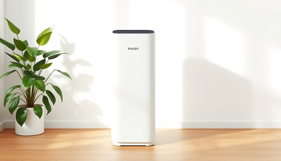 Philips AC0650/10 Luftreiniger in a bright and minimalist room.