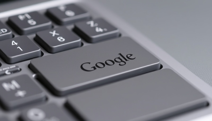Google-branded key on keyboard, symbolizing Google Traffic Übersetzungen Subdomains.