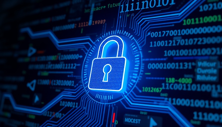 Ethical hacking cybersecurity digital lock concept.