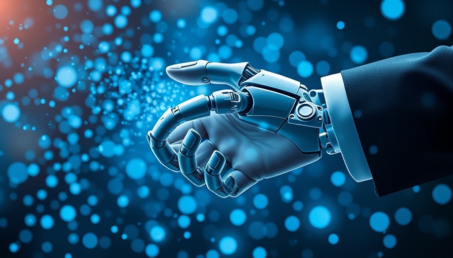 Human and robot handshake symbolizing KI-Übernahme durch Elad Gil