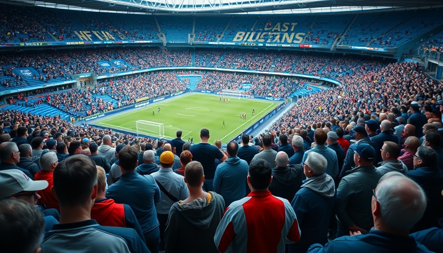 Nations-League-Finale stadium crowd with fans and stewards in Munich.