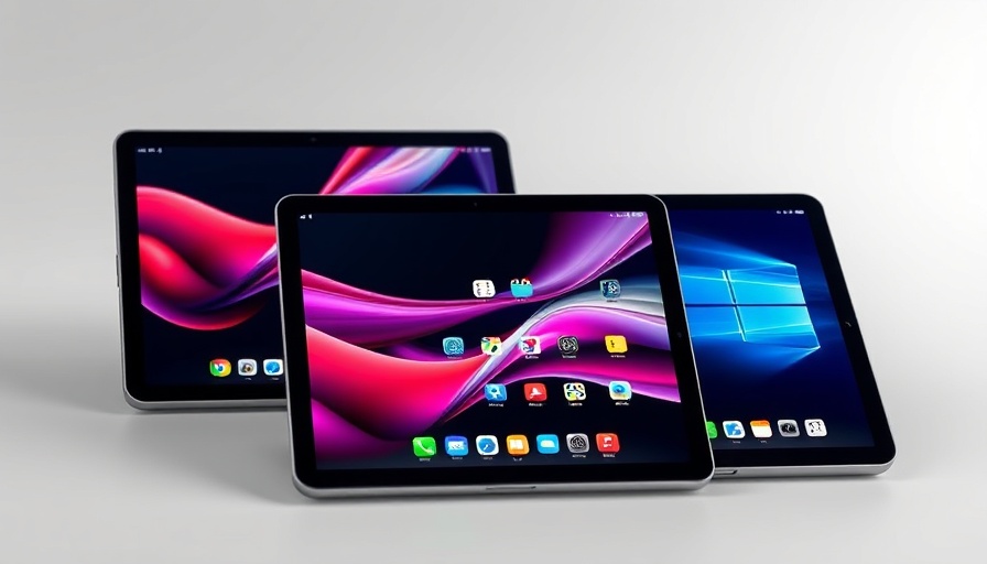 iPadOS 26 displays multitasking windows on sleek tablets.