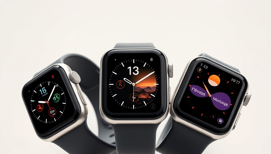 Apple Watches featuring watchOS 26: fitness, lifestyle, messaging.