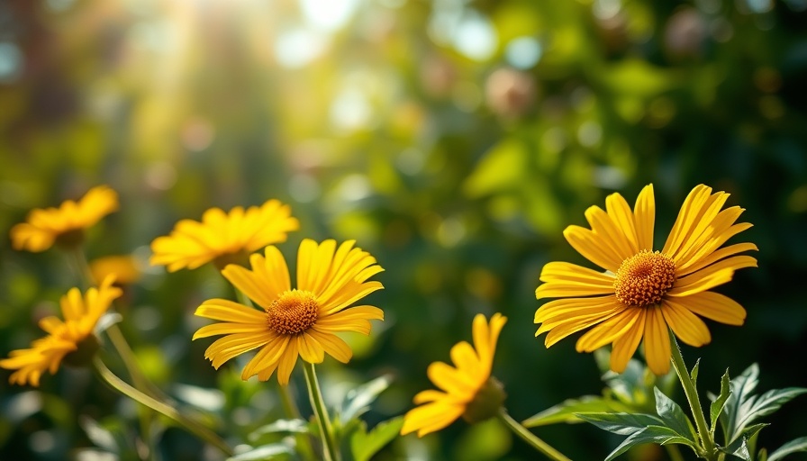 Vibrant yellow flowers displayed in Bildbetrachter Imagine interface