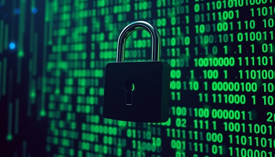 Abstract cyber attack representation with binary code and padlock, Brute-Force-Angriff Google Nutzer Telefonnummern