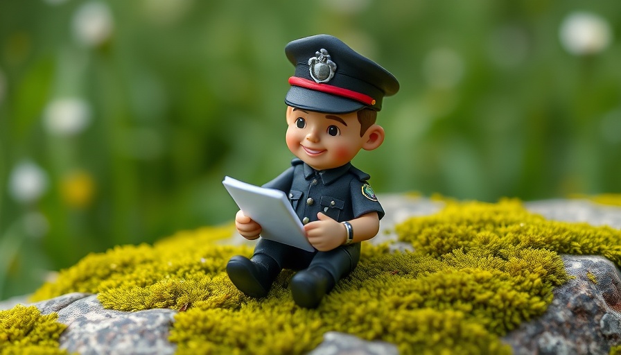 Palantir digitale Souveränität clay police officer in field.