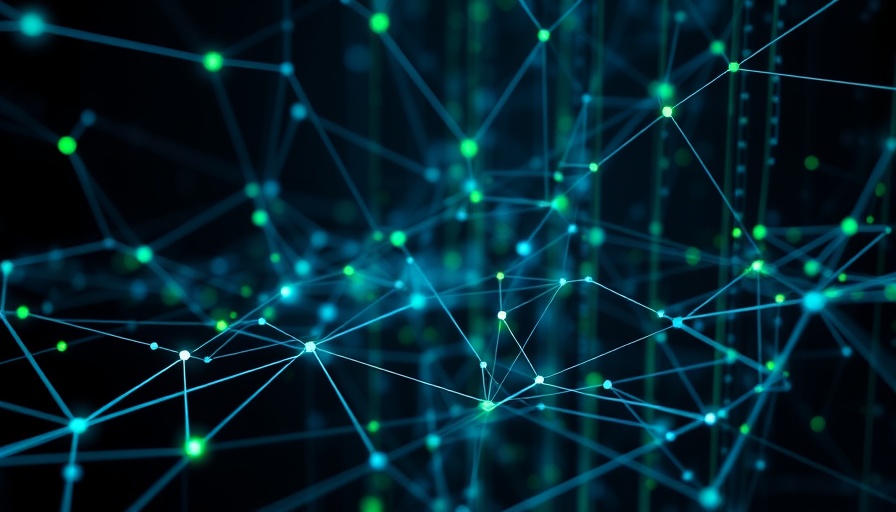 Abstract network illustrating Datenleck bei NUMA with glowing nodes.