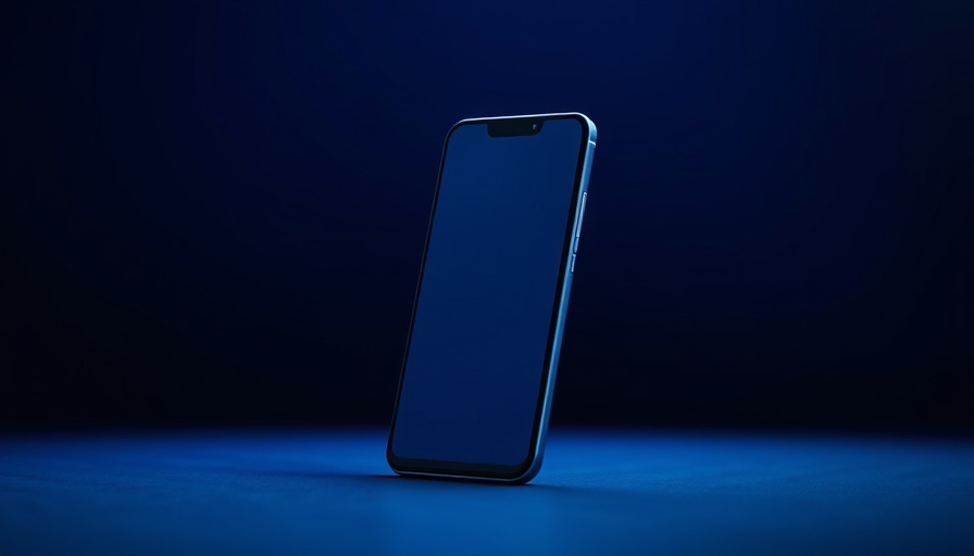 Futuristic Galaxy Z Fold 7 standing in dark blue light