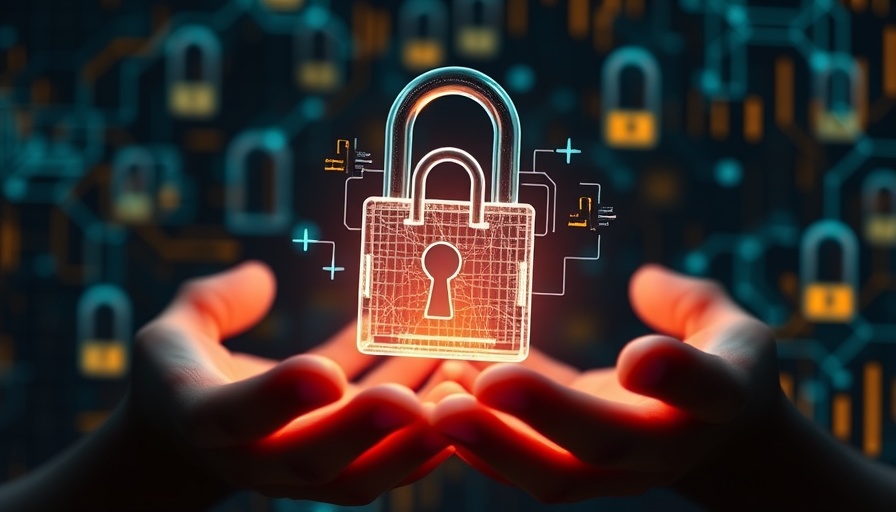 Digital lock icons representing Datenschutzlücken Mein Justizpostfach.