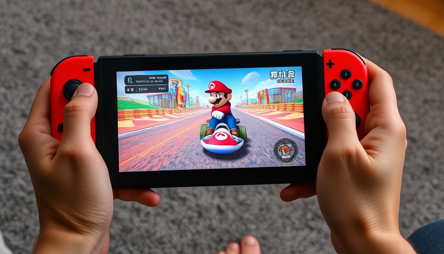 Close-up of Nintendo Switch Mario Kart game - Nintendo Switch 2 Bundle-Deal.