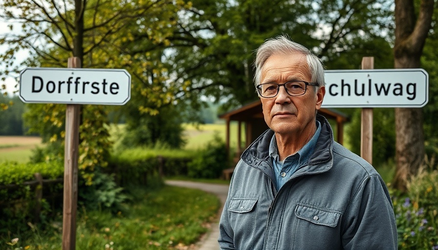 Casual man standing by signposts in Ockholm