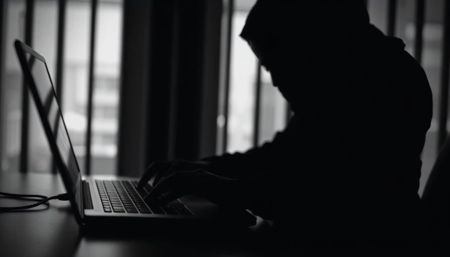 Cyberangriff auf die Washington Post symbolized by shadowy typing.