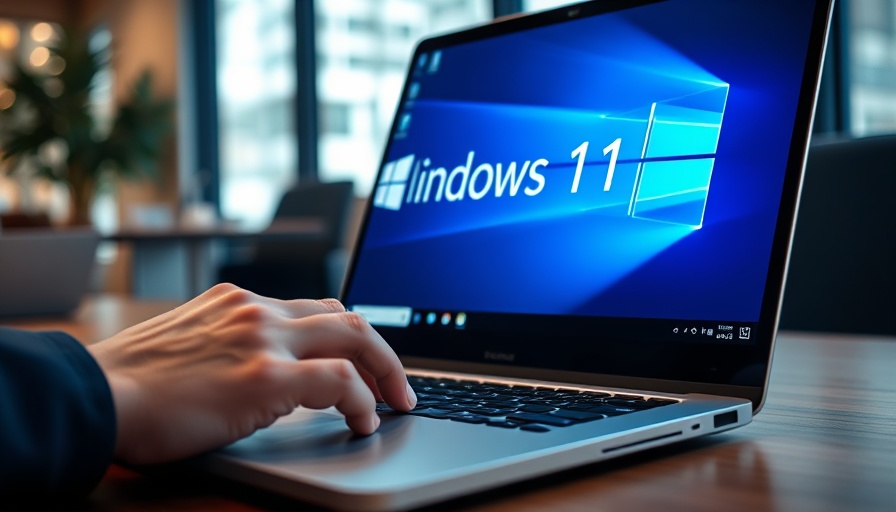 Windows 11 screen on a laptop with user using mouse.