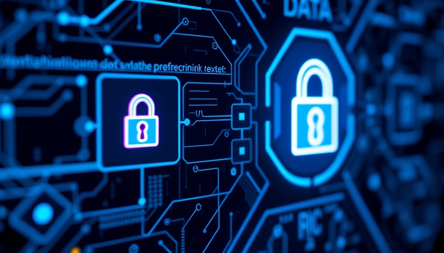 Microsoft 365 Daten absichern concept with digital lock icons.