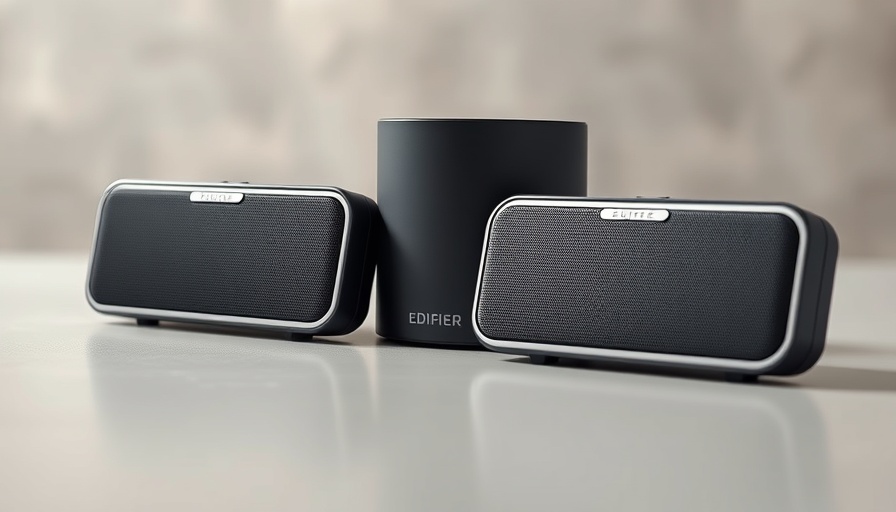 Edifier ES-Serie Bluetooth speakers showcasing sleek design.