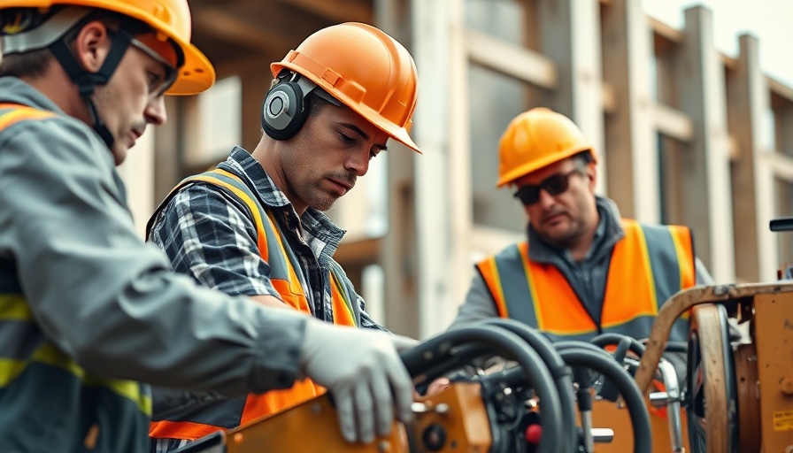 Turbo im Wohnungsbau Deutschland: Busy construction site with workers.