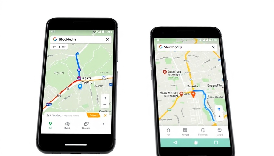 Google Maps displays eco-friendly routes on smartphones.
