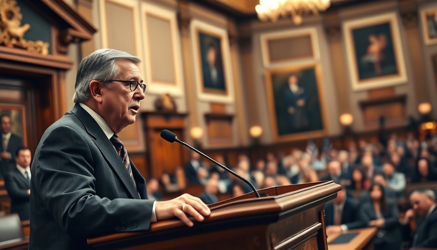 Person speaking at the Landtag Sachsen-Anhalt, formal setting.