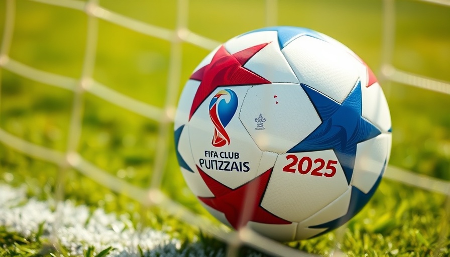 FIFA Club World Cup 2025 soccer ball in net.