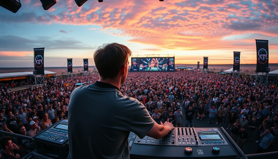 Nelix DJ performing at a Hamburg festival.