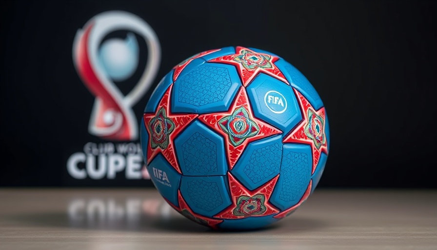 FIFA Klub-WM 2025 soccer ball and logo in background