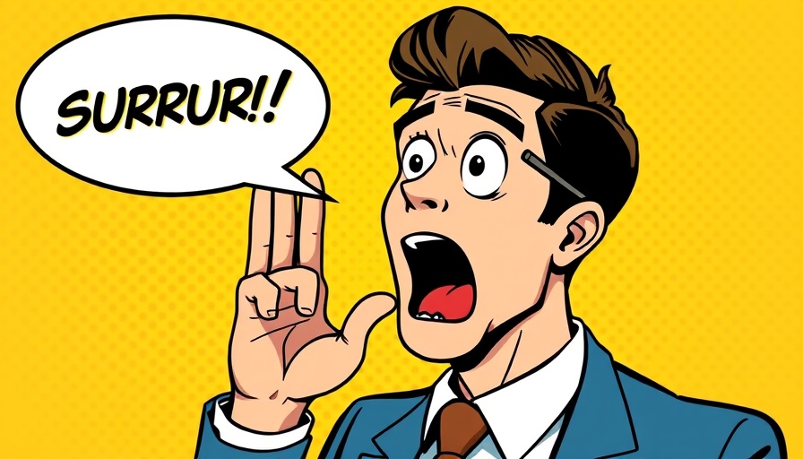 Animated man shocked, discussing how to lower telecommunication costs