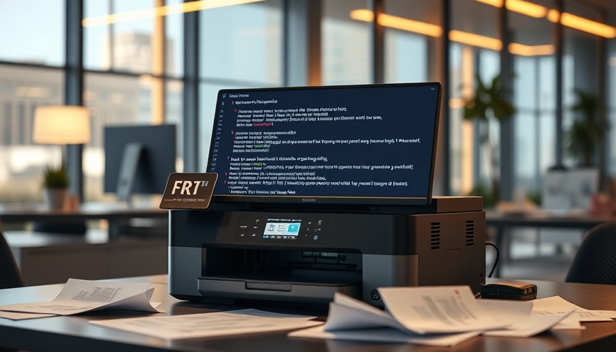 Brother printer displaying security codes, indicating vulnerabilities.
