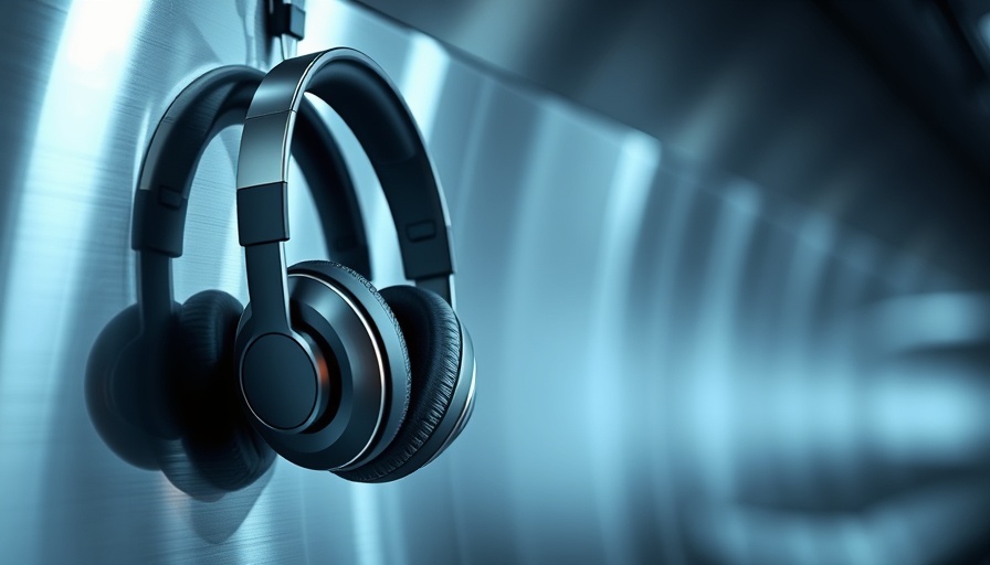 Modern Nothing Headphone displayed against a metallic background.