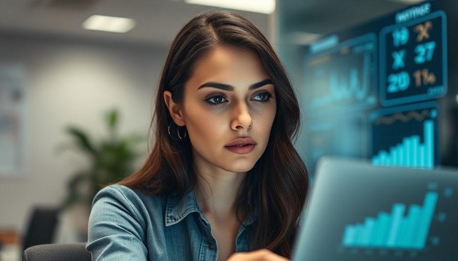 KI-Emotionserkennung Datenschutz: Woman analyzing emotion detection data.