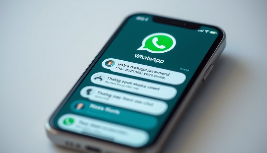 WhatsApp KI-gestützte Nachrichtenzusammenfassung auf Smartphone-Display.