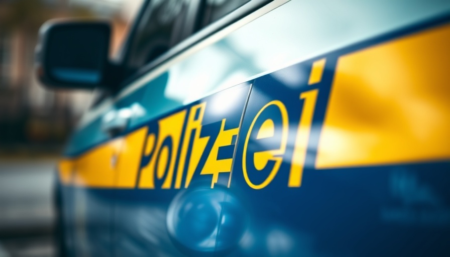Police car in Germany, related to Vermisste Jugendlicher aus Reinbek