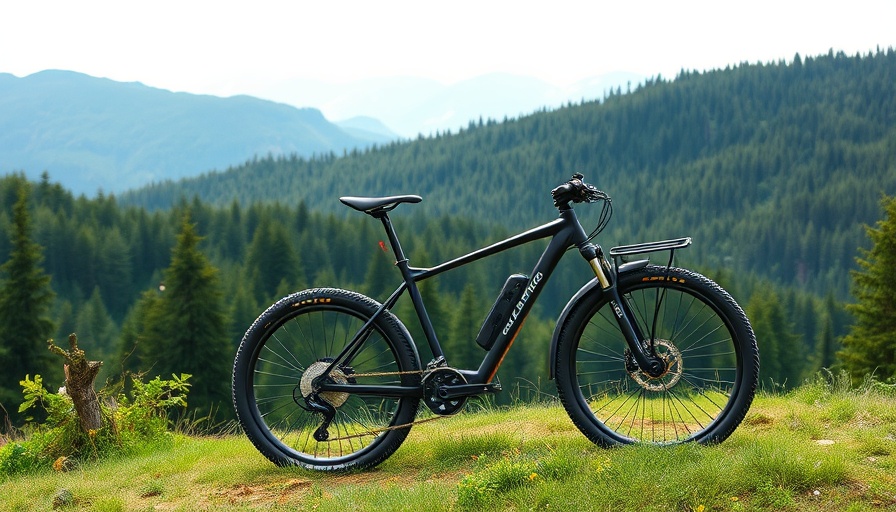 Mountain e-bike on scenic hill among trees - Altersgrenze für E-Bikes