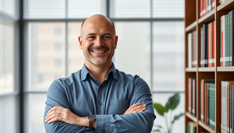 Ravensburger Buchmarketing und Fachhandel DACH-Region executive smiling in office.