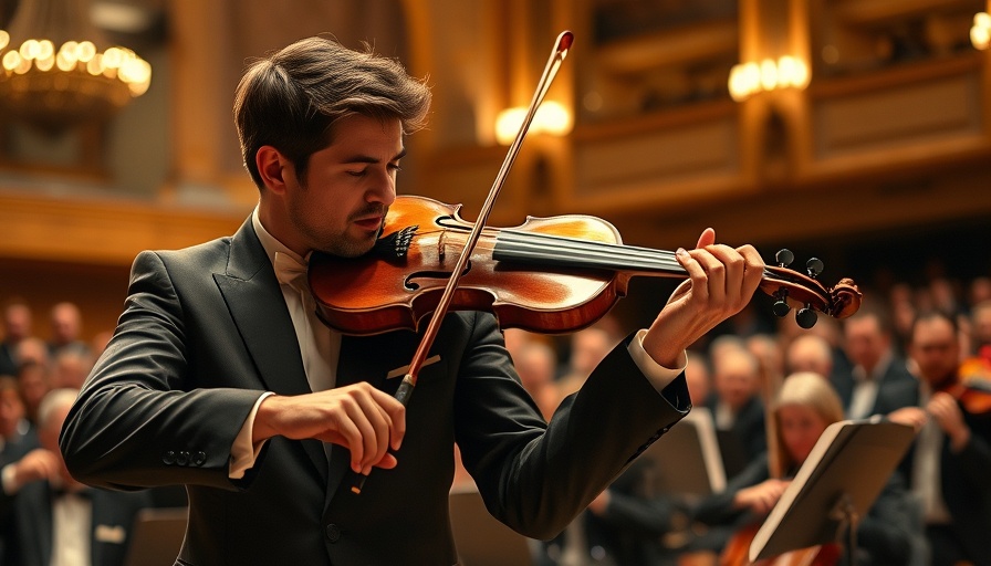 Festival-Eröffnung Stormarn concert with violinist and conductor.