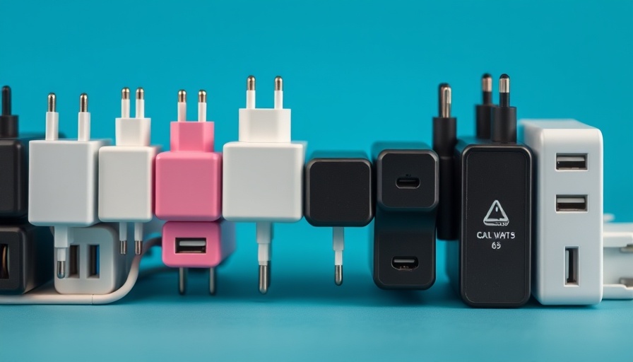 Best phone chargers up to 65 watts displayed colorfully.