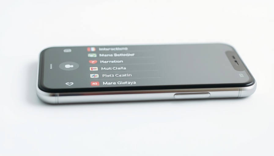 Smartphone screen interface with interactive options, Apple gegen EU Digital Markets Act.